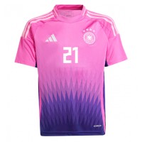 Pánský Fotbalový dres Německo Ilkay Gundogan #21 ME 2024 Venkovní Krátký Rukáv